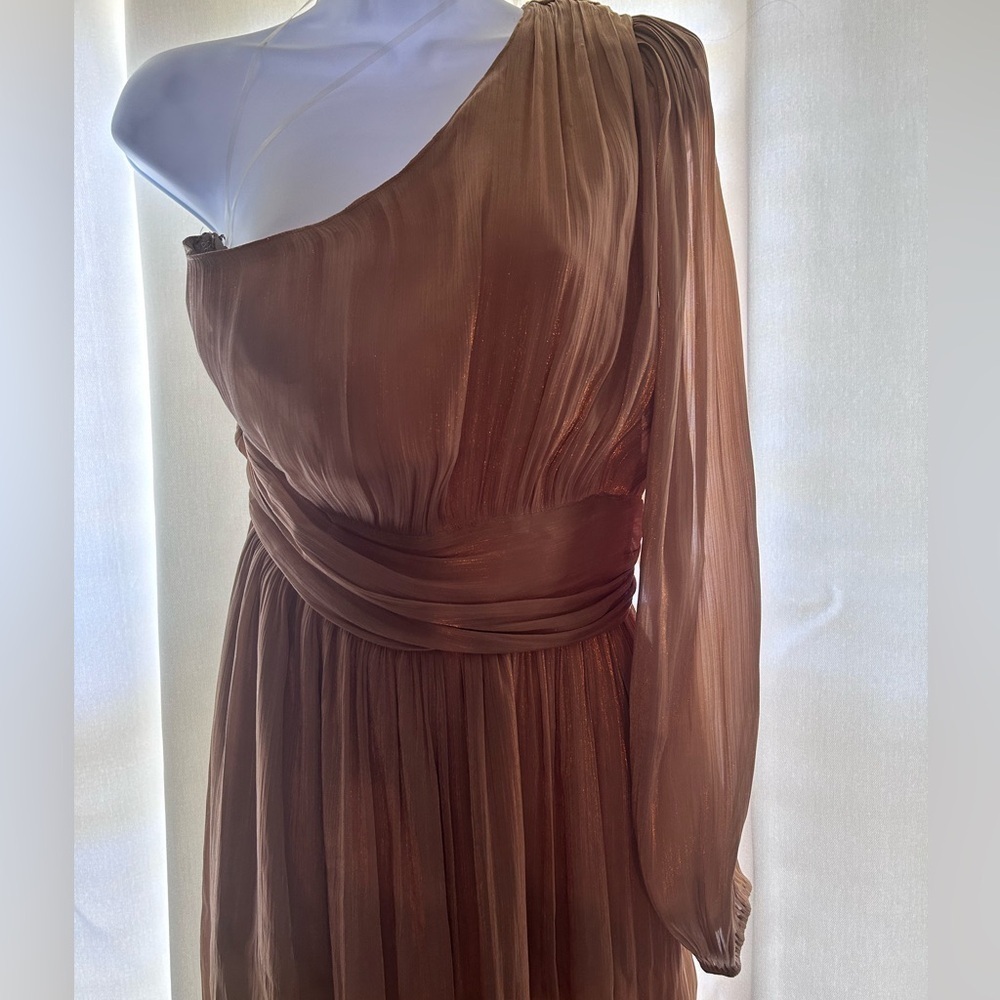 Anthropologie one shoulder jumpsuit - Picture 2 of 6